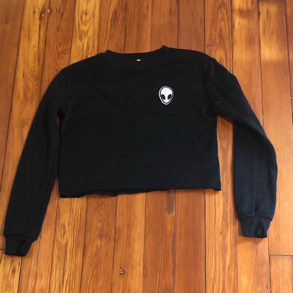 Crop top sweatshirt